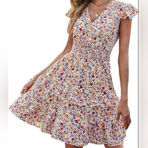 Floral Ruffle Dress